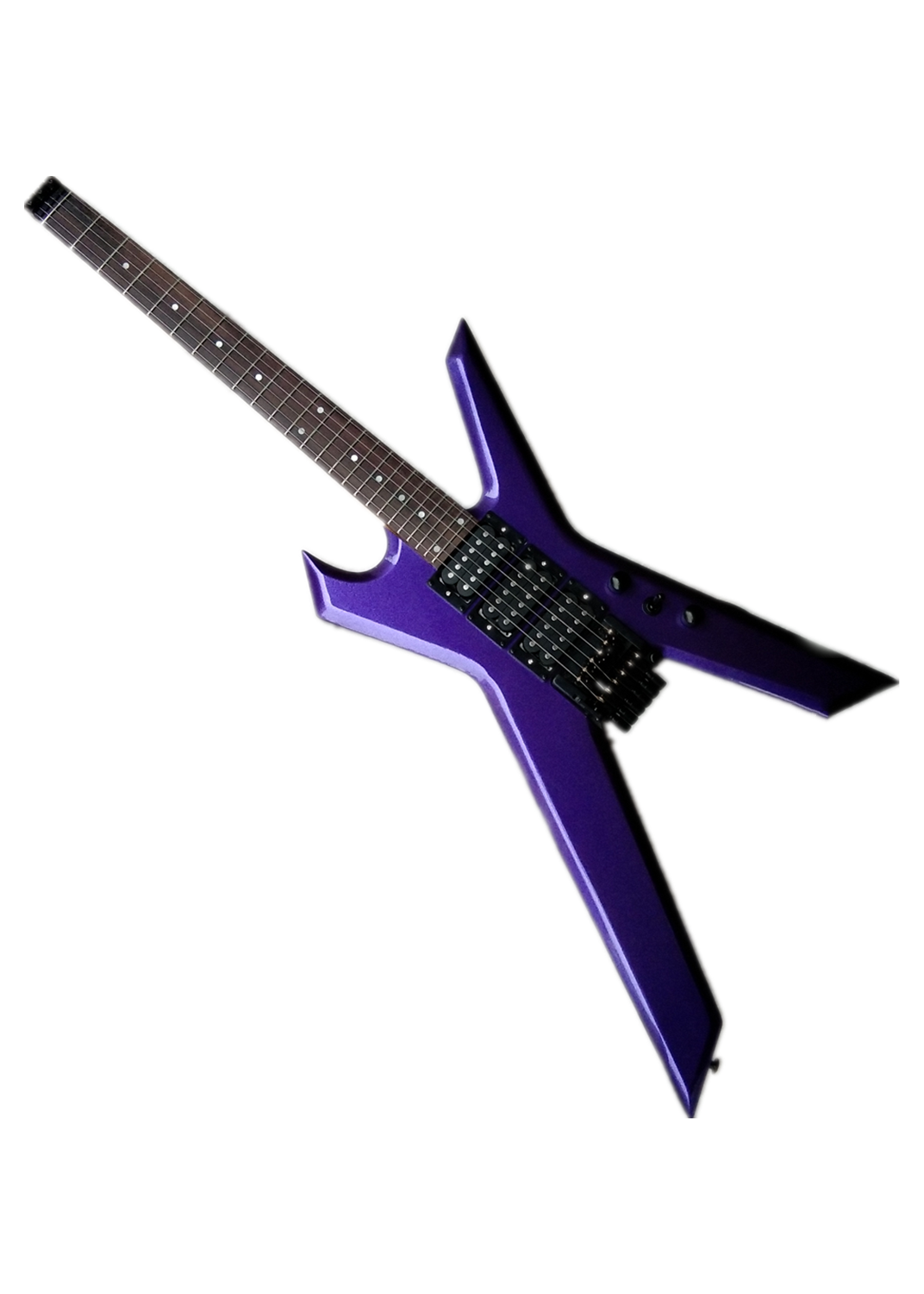 Special shaped Headless Electric Guitar,Purple BJ-464