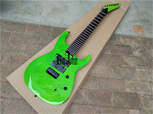 Green 7 Strings Electric Guitar,Normal Frets BJ-510