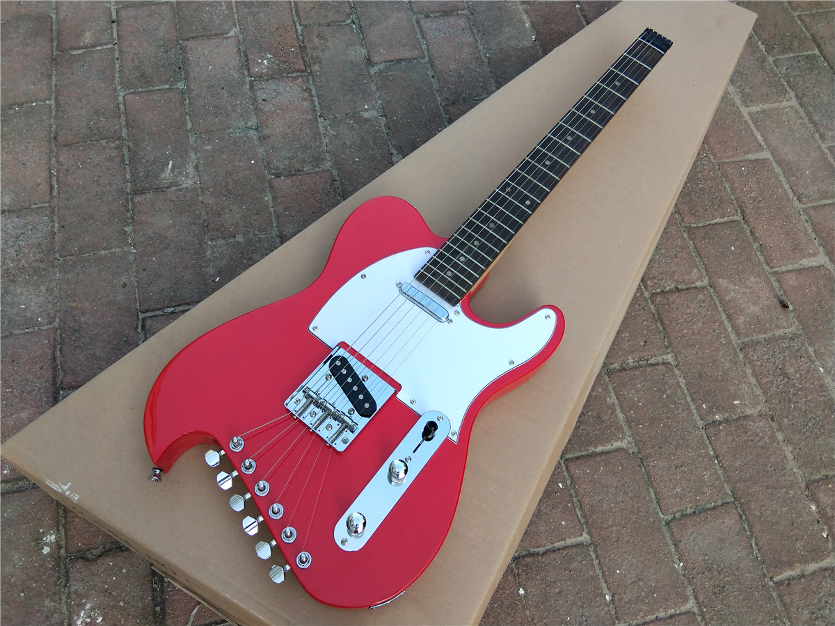 TL Headless electric guitar in red BJ-57