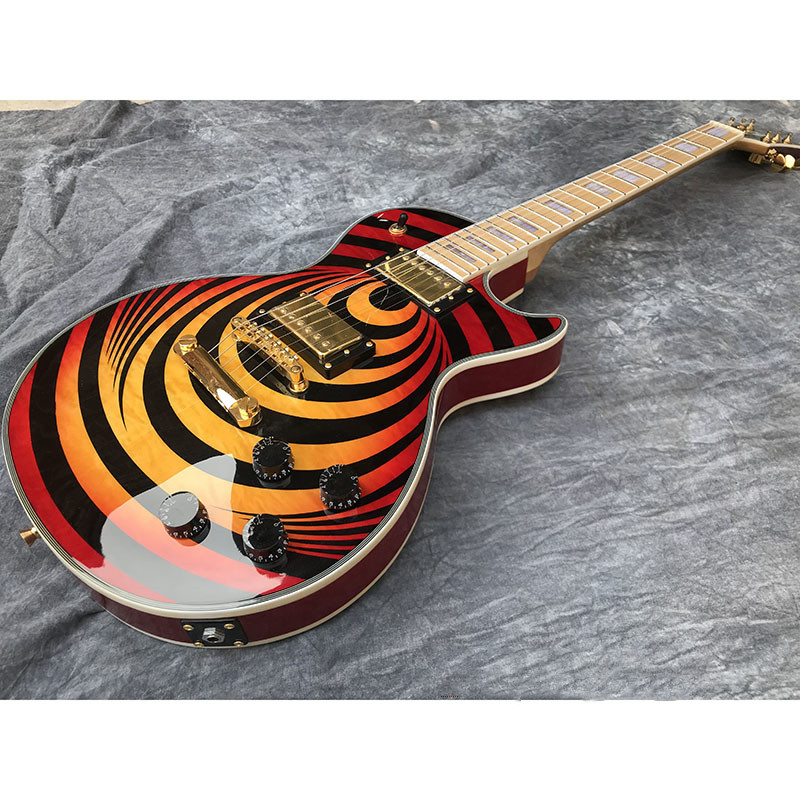 LP ZAKK Electric Guitar,multicolor Mahogany Body BJ193
