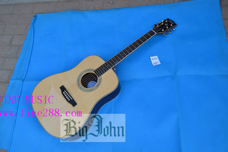 free shipping full veneer acoustic guitar F-3315