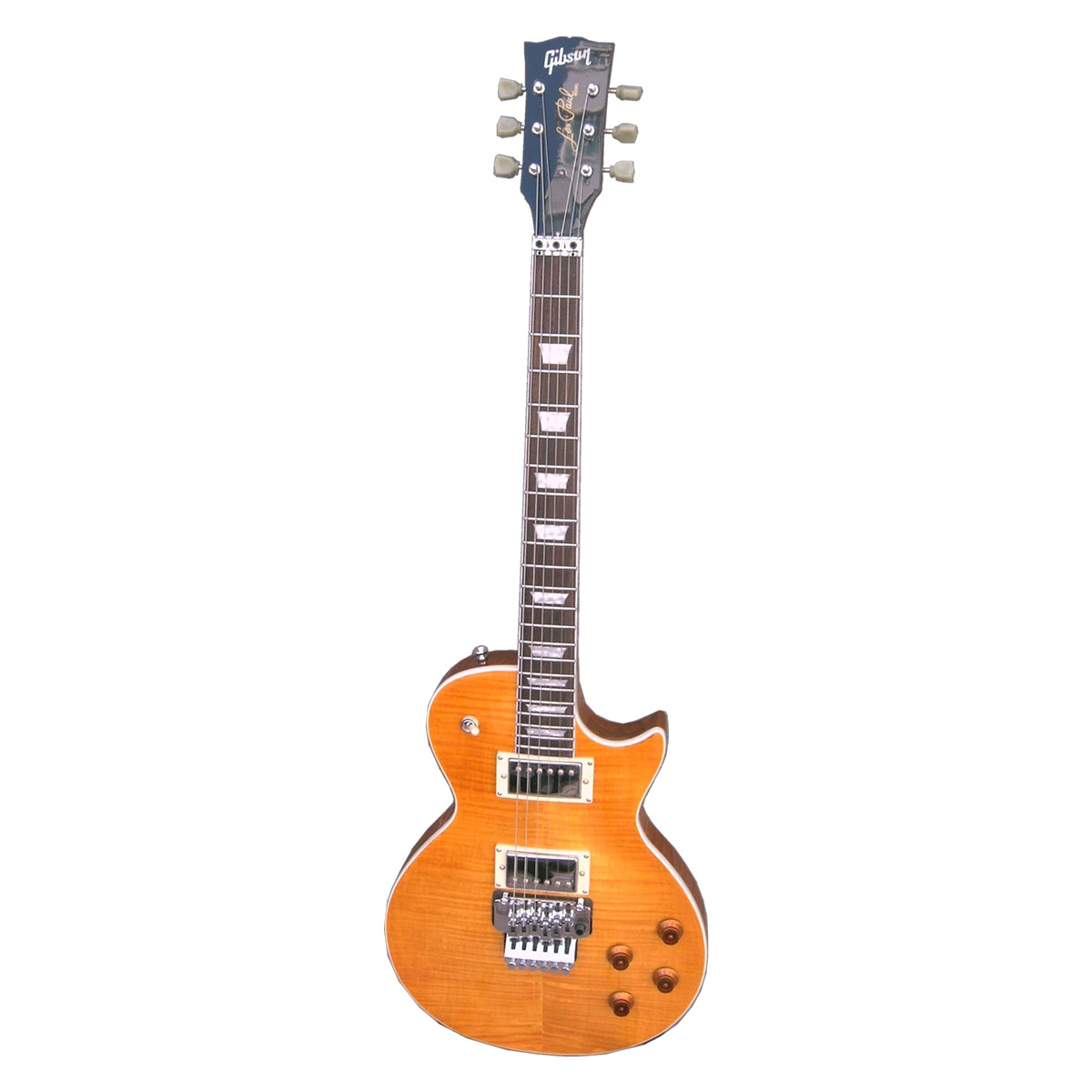 LP Double Wave Electric Guitar,CHrome Hardware Orange