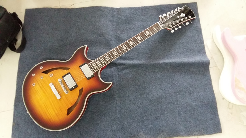 12 Strings Semi-hollow electric guitar jazz guitar 3340