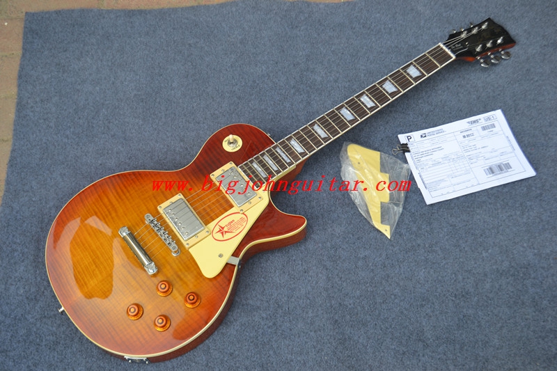 LP Standard electric guitar in orange 3019