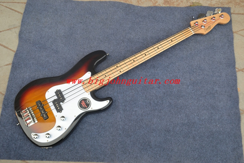 4 strings electric bass guitar in sunburst 3024