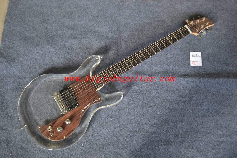 LP electric guitar acrylic body 3143