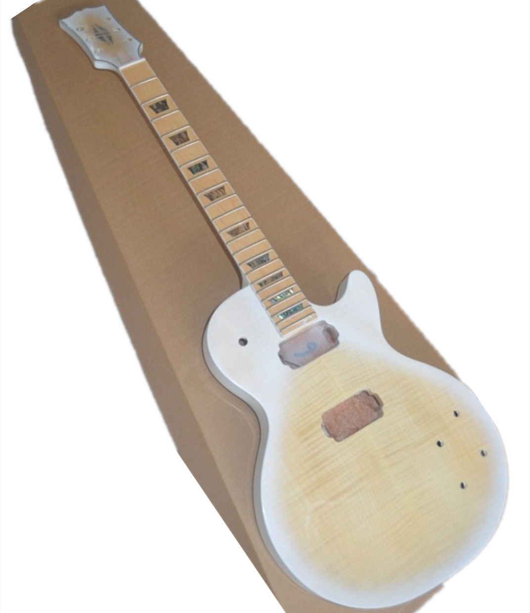 Semi finished custom electric guitar without hardware 1273
