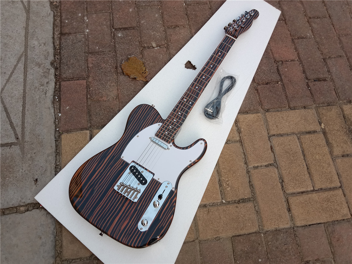 TL Electric Guitar,Zebra wood Body&Neck&Rosewood Fingerboard 473