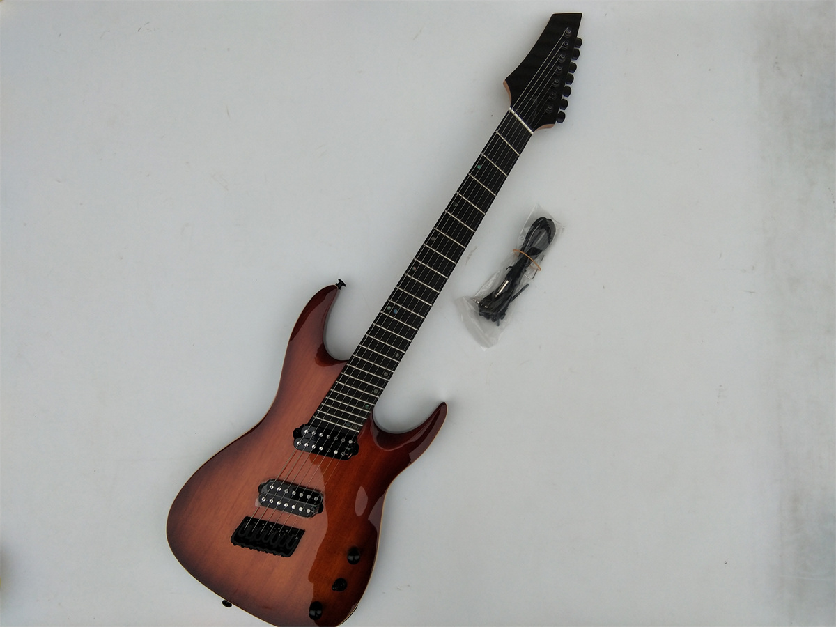 Fan Fretted 7 Strings Electric Guitar,Ebony Fingerboard 498