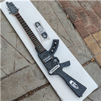 AK47 Electric Guitar,Rosewood Fretboard with colorful lights 856