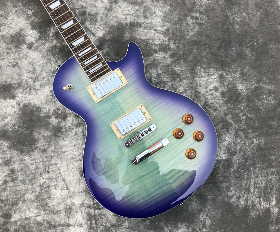 LP Standard Electric Guitar,Flame Maple Top Body