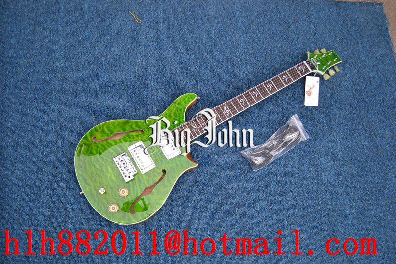 free shipping green PR model elecric guitar F-3356