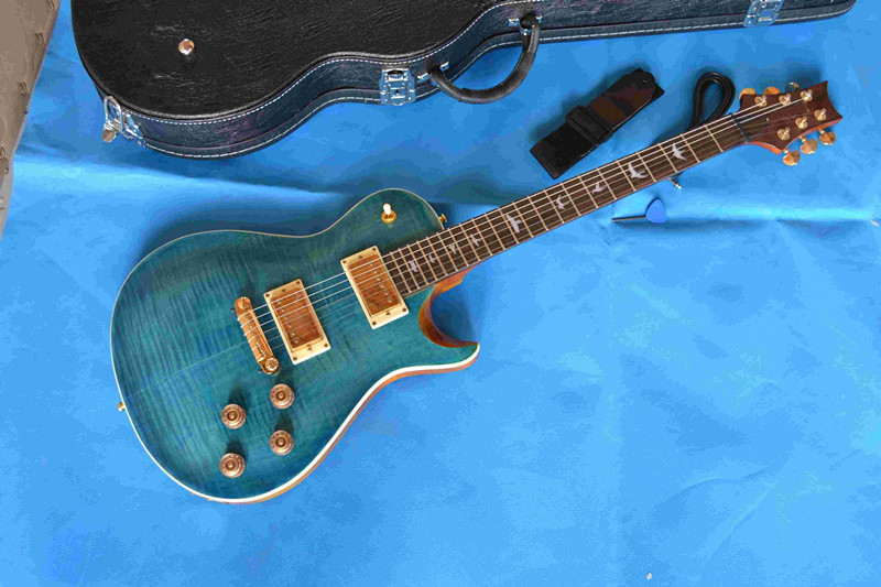 PRS electric guitar blue 1425