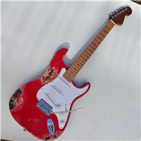 red relic ST electric guitar,alder body 696