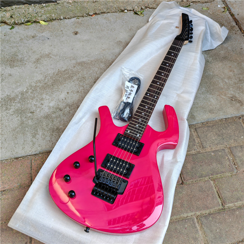 Red Left handed Parker Double wave Electric Guitar BJ131-1