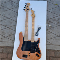 Natural double neck electric guitar 5+6 strings guitar BJ798